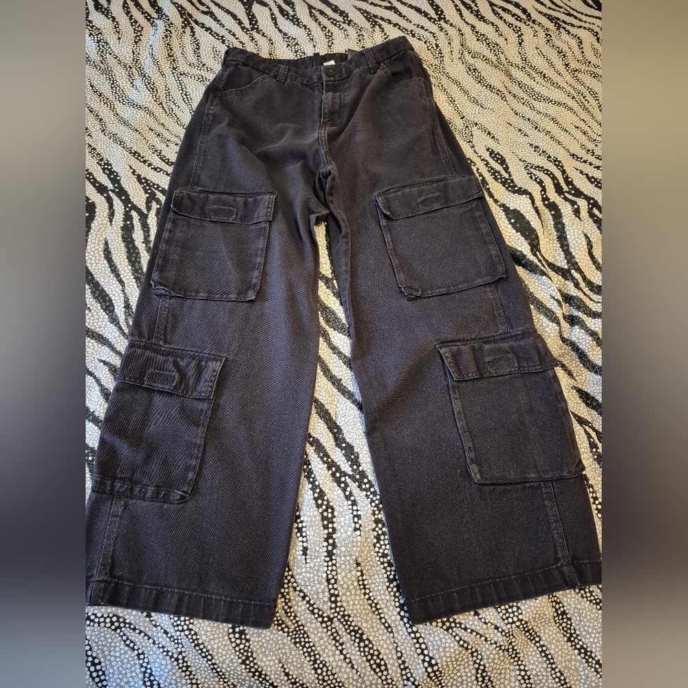 Women's Black Cargo Pants